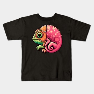 Quirky Color-Changer: The Weird Chameleon Chronicles Kids T-Shirt